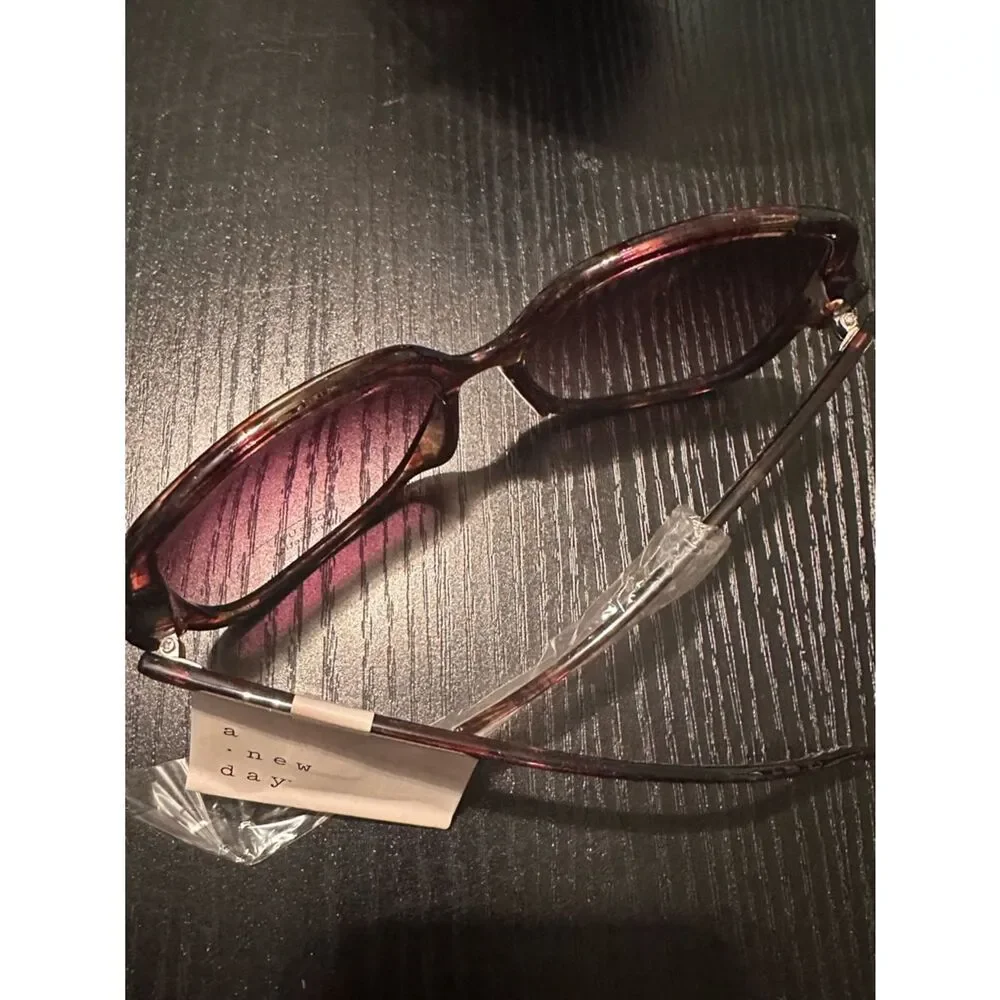 a new day Oversized Tortoiseshell Sunglasses with Gradient Brown Lenses